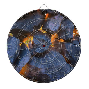 Rustic Croatian Stone Wall Photography Dartboard