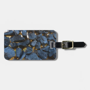 Rustic Croatian Stone Wall Photography Luggage Tag