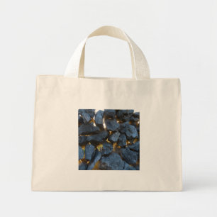 Rustic Croatian Stone Wall Photography  Mini Tote Bag