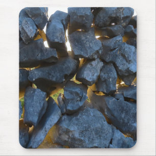 Rustic Croatian Stone Wall Photography  Mouse Pad