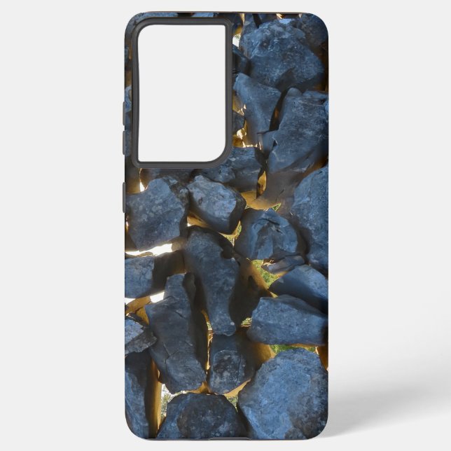 Rustic Croatian Stone Wall Photography  Samsung Galaxy S21 Ultra Case (Back)