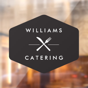 Rustic Crossed Fork Knife Logo