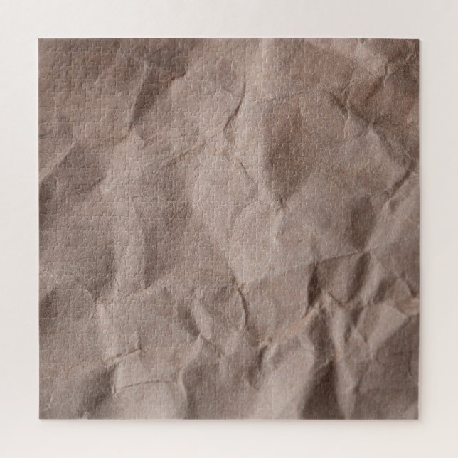 Rustic Crumpled Paper: Vintage Texture Jigsaw Puzzle (Vertical)