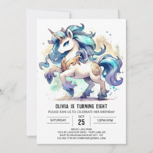 Rustic Custom Horse Birthday Invitation