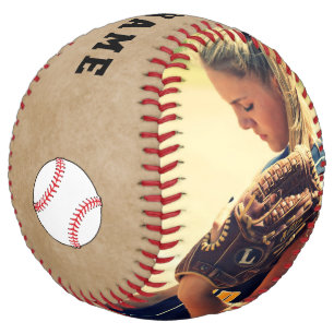 Rustic Custom Softball Player Team Name Number