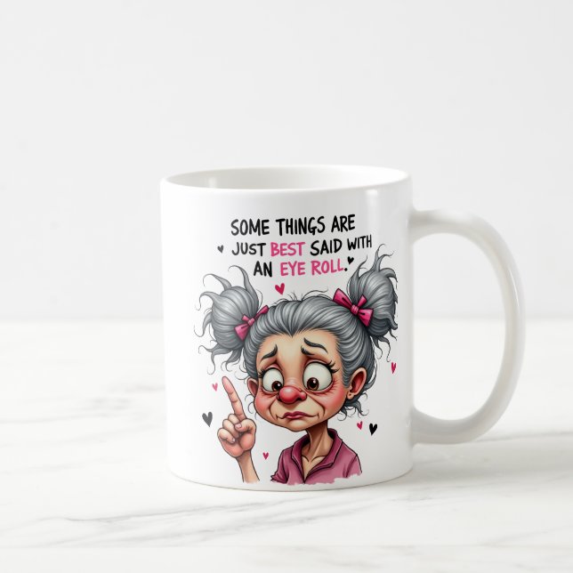 Rustic Cute Grandmother Coffee Mug (Right)