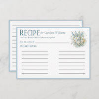 Rustic Daisies & Blue Floral Bridal Shower Recipe