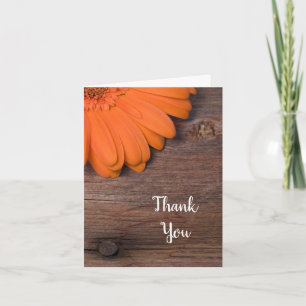 Rustic Daisy Country Wedding Bridesmaid Thank You