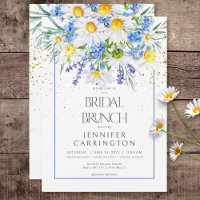 Rustic Daisy & Field Flowers Bouquet Bridal Brunch