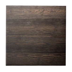 Rustic Dark brown WOOD LOOK texture Ceramic Tile