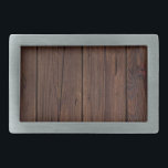 Rustic Dark Brown Wood Wooden Fence Country Style Rectangular Belt Buckle<br><div class="desc">Rustic Dark Brown Wood Wooden Fence Photography Country Style Gift</div>