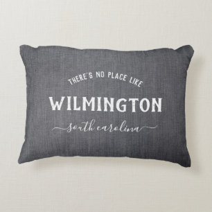 Rustic Dark Linen There's no place like Home House Decorative Cushion