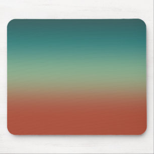 Rustic dark slate gray teal brown red gradient mouse pad