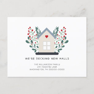Rustic Decking New Halls for the Holidays Card 