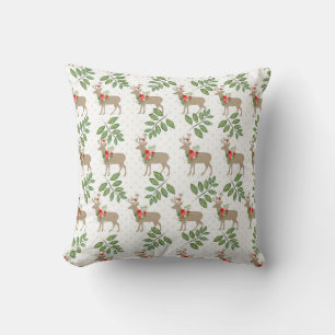 Rustic Deer Christmas Pillows