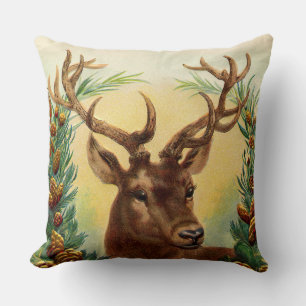 Rustic Deer Country and farm inspired Cushion
