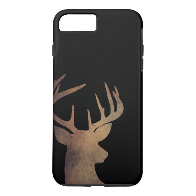 Rustic Deer Head Cell Phone Case (Back)