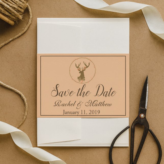 Rustic Deer Save the date (Creator Uploaded)
