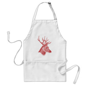 Rustic Deer Standard Apron