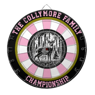 Rustic Deer Target Wall Art Dartboard