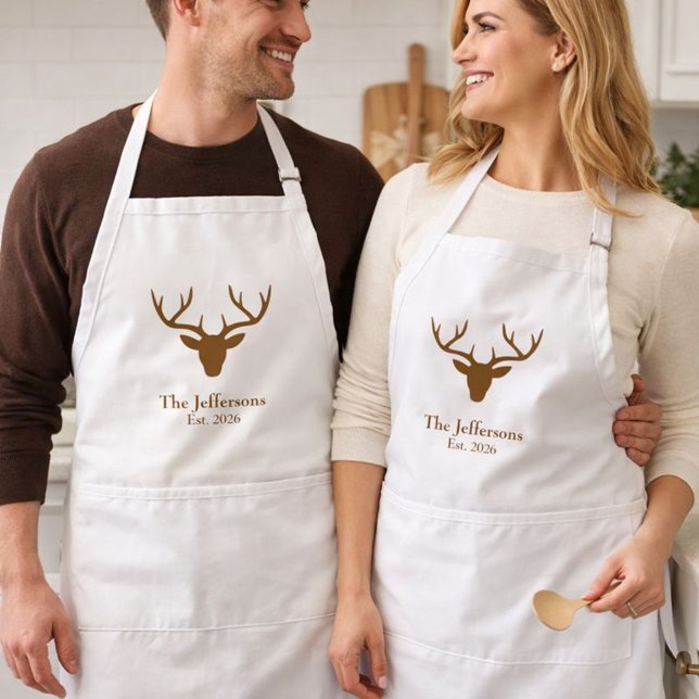 Rustic Deer Theme Standard Apron (Creator Uploaded)