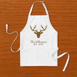 Rustic Deer Theme Standard Apron