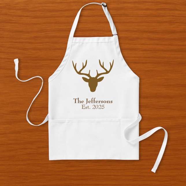 Rustic Deer Theme Standard Apron (Creator Uploaded)