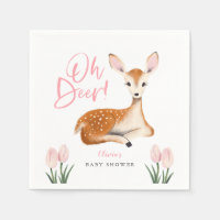 Rustic Deer Woodland Theme Baby Shower