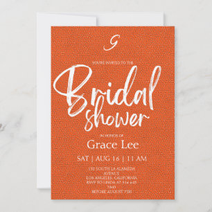 Rustic Denim Bridal Shower Invitation