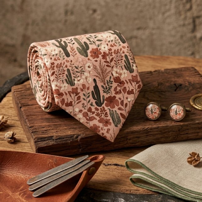 Rustic Desert Cactus Tie (Creator Uploaded)