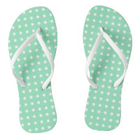Rustic Design White Dots Mint Green Template