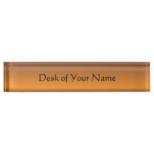 Rustic Desk Name Plate