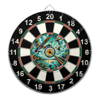 Rustic Duck Hunting Wall Decor Dartboard