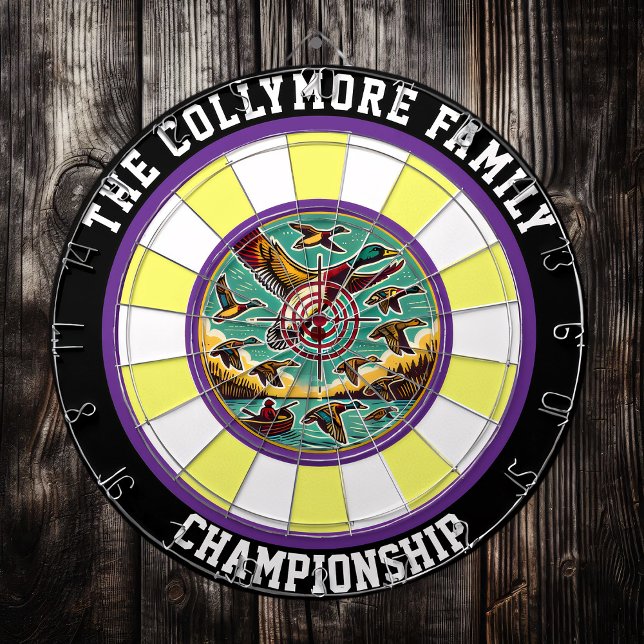 Rustic Ducks in Sky Design Dartboard (Creator Uploaded)