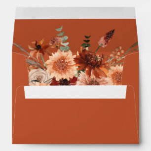 Rustic Earth & Champagne Florals - TerraC 2 Envelope