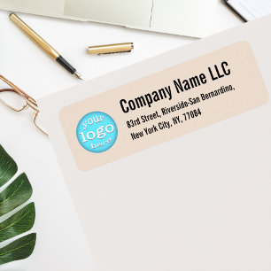 Rustic Earth Company Business Logo Return Address Label