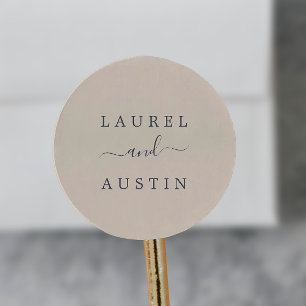 Rustic Earth Wedding Envelope Seals