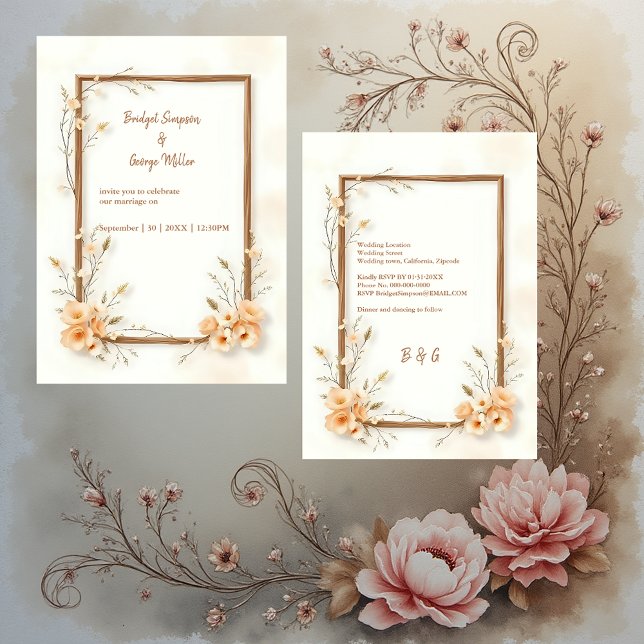 Rustic Earthy Floral Harmony Wedding (Creator Uploaded)