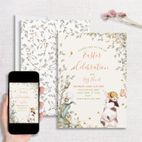 Rustic Easter Egg Hunt & Celebration Invitation