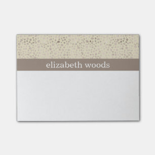 Rustic Elegant Dots Pattern Post-it Notes