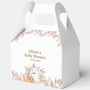 Rustic Elegant Little Boo Boho Ghost Baby Shower Favour Box