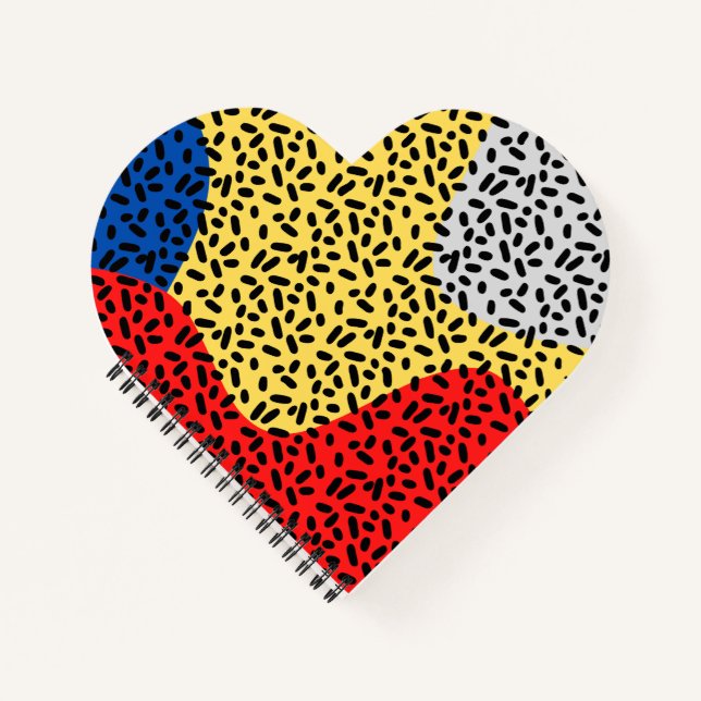  Rustic Elegant Multicolor Notebook (Front)