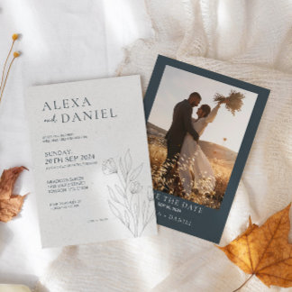 Rustic Elegant Wedding Inivitations Invitation