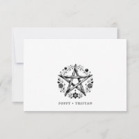 Rustic Elegant Wood Floral Couples Name
