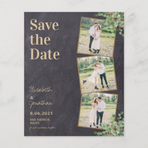 Rustic Eucalyptus Budget Wedding Save The Date