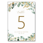 Rustic eucalyptus gold greenery boho wedding 