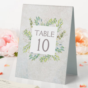 Rustic Eucalyptus Greenery Wedding Reception 