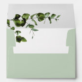 Grapes Greek Island 5x7 Wedding Invitation Envelope