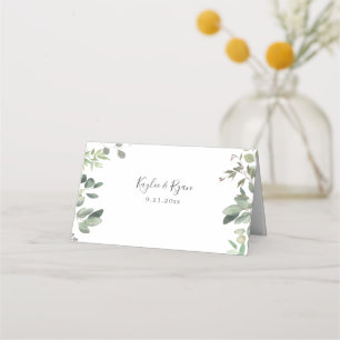 Rustic Eucalyptus Place Card