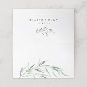 Rustic Eucalyptus Wedding Place Cards